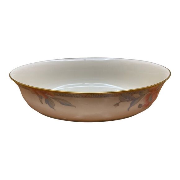 VTG Lenox Westwood Floral Oval Serving Dish Blue Pink Bohemian Fine China EUC - Picture 4 of 8